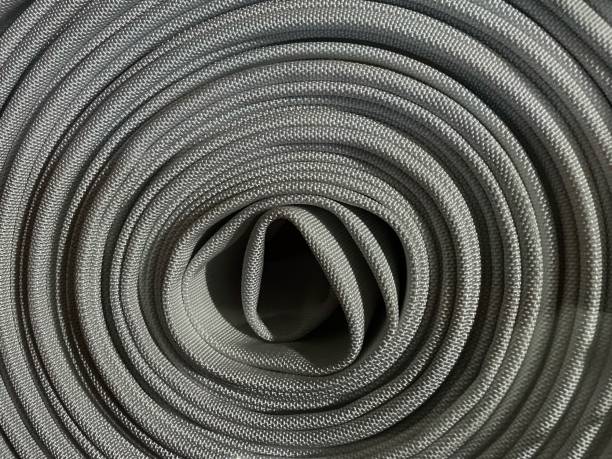 istock Cotton Fire hose fire fighter hose close up 1340820504