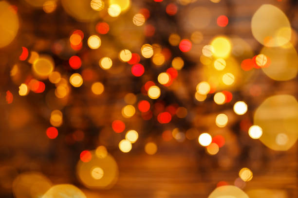 istock Defocused lights background. Twinkle lights bokeh. Holidays 1340821276