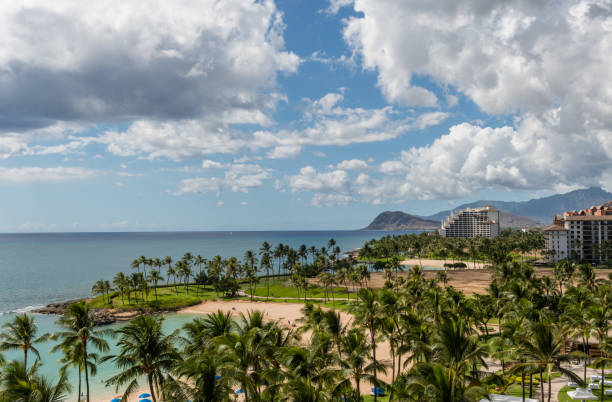 istock Scenic panoramic west Oahu vista, Hawaii 1340824264