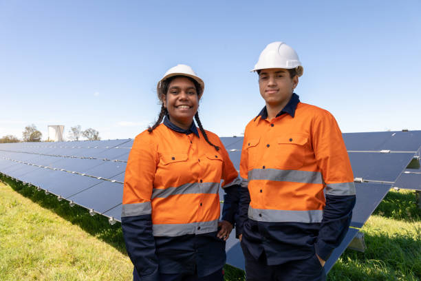 istock Portrait Of Young Aboriginal Australian Workers 1340827984