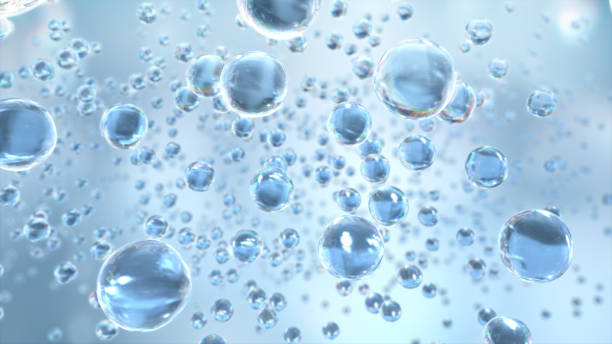 istock Water backgrounds with water drops on glass. 1340830225