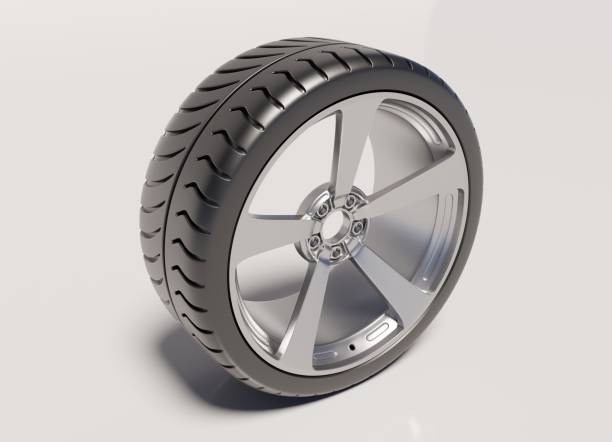 istock Sport tire with rim wheel scene 1340833606