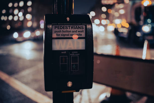 istock Traffic light in wait mode at London 1340836385