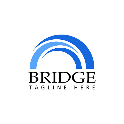 bridge symbol template design vector