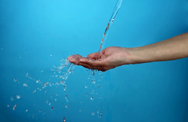 istock Water pollusion and saving, ecology concept 1340841200