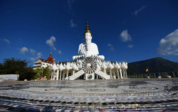 istock White Big Buddha statue at Phasorn Kaew Temple, Phetchabun, Thailand 1340842590