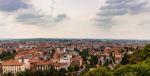 istock Aerial view of Bergamo 1340852264