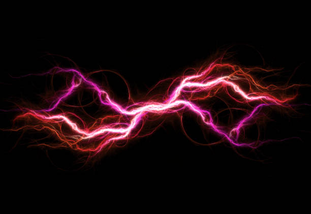 istock Hot burning plasma lightning, abstract and energy abstract background 1340852777