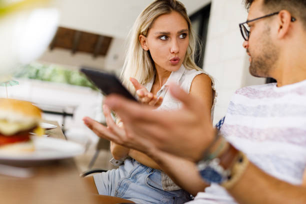 istock Tell me now who sent you that text message! 1340854158