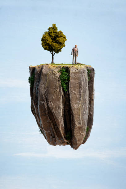 istock Miniature Businessman, Master Of His World 1340859584