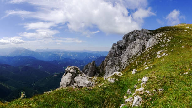 istock rocky mountain with wonderful view to other mountains panorama 1340859899