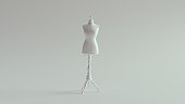 Judy Dressmakers Dress Form  Mannequin Pure White