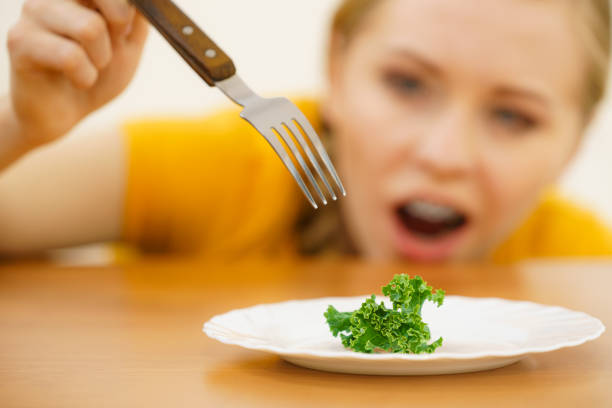 istock Shocked young woman being on diet 1340870919