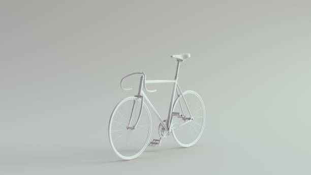 istock White Fixed Gear Racing Bike 1340879127