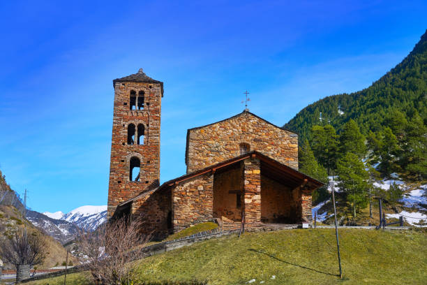istock Sant Joan de Caselles chuch Canillo Andorra 1340880140