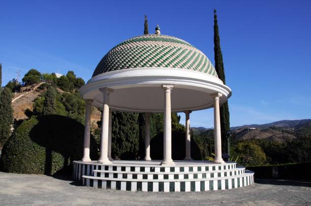 istock Gazebo at the botanical gardens, Malaga, Spain. 1340882786