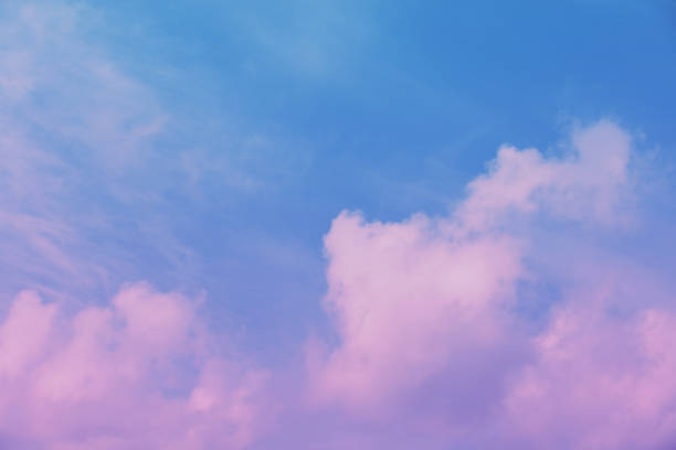 istock Colorful cloudy sky at sunset. Gradient color. Sky texture, abstract nature background 1340882917