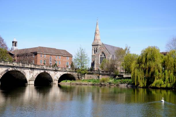 istock Bridge over River Severn, Shewsbury. 1340883017