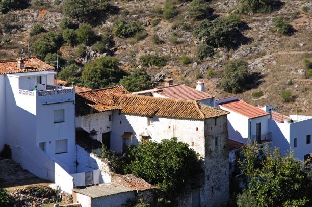 istock White village, Parauta, Spain. 1340883132