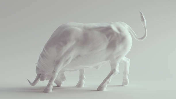 istock White Porcelain Muscular Bull 1340883173