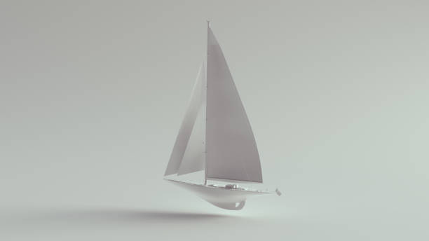 istock White Yacht Luxury Sailboat Medium Sized 1340883466