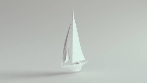 istock White Yacht Luxury Sailboat Medium Sized 1340883485