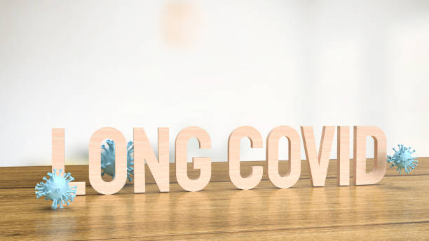 istock The long covid text and virus for medical or outbreak  concept 3d rendering 1340887208