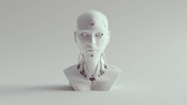 istock White Cyborg ai Futuristic Artificial Intelligence Sci-fi Woman 1340888617