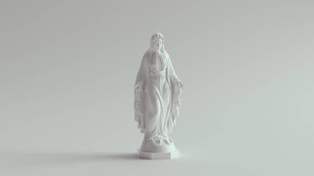istock White Virgin Mary Statue Marble Art Religion Sculpture 1340888915