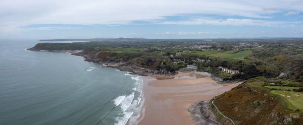 istock Caswell Bay, on the South Wales Coast Path 1340894922
