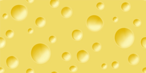 Yellow Cheese Pattern Seamless Realistic Yellow Cheese Pattern Vector Illustration Stock ...