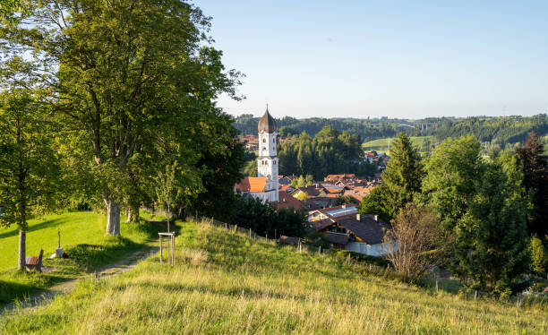 istock Walking path near Bavarian Village 1340897190