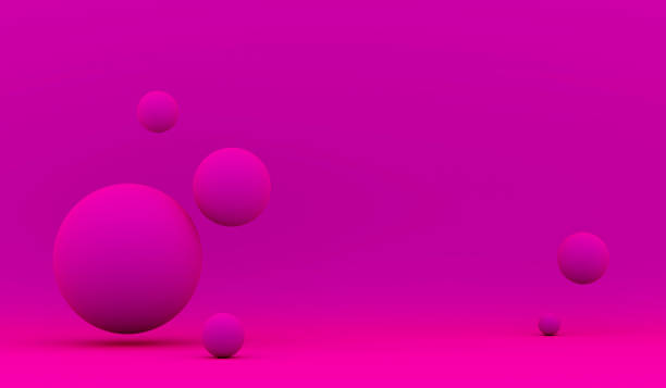 istock Abstract 3d render of composition with  spheres, modern background design. 3d rendering 1340902767