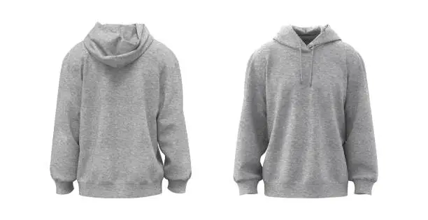 Photo of Oversized hooded sweatshirt mockup for print