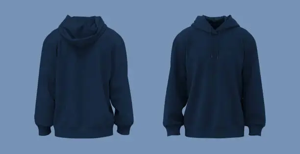 Photo of Oversized hooded sweatshirt mockup for print