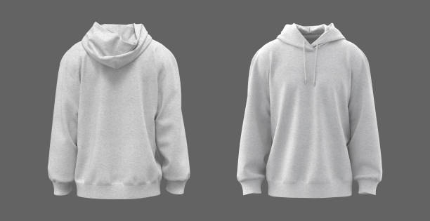 istock Oversized hooded sweatshirt mockup for print 1340905445