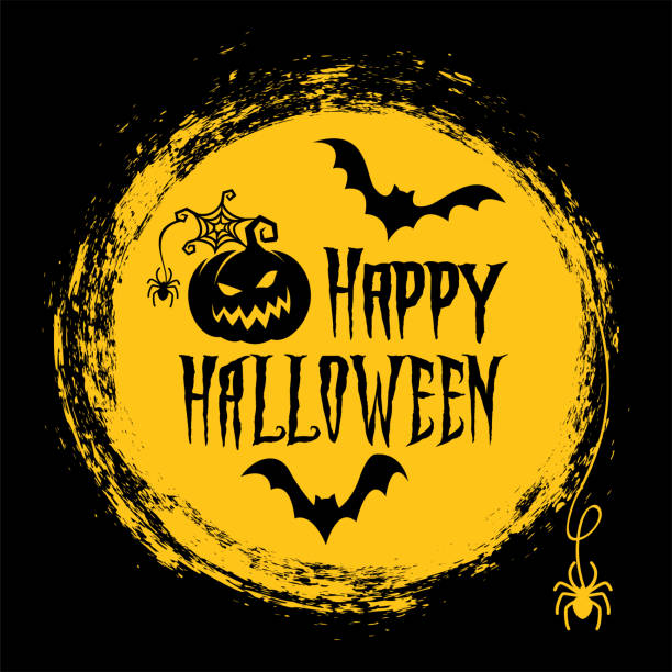ilustrações de stock, clip art, desenhos animados e ícones de happy halloween - heckling