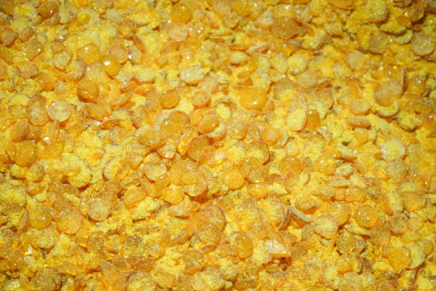 istock Raw materials and chemicals used in the belt production process 1340931846