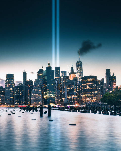 istock nyc skyline at dusk for the 11 september memorial 1340937292