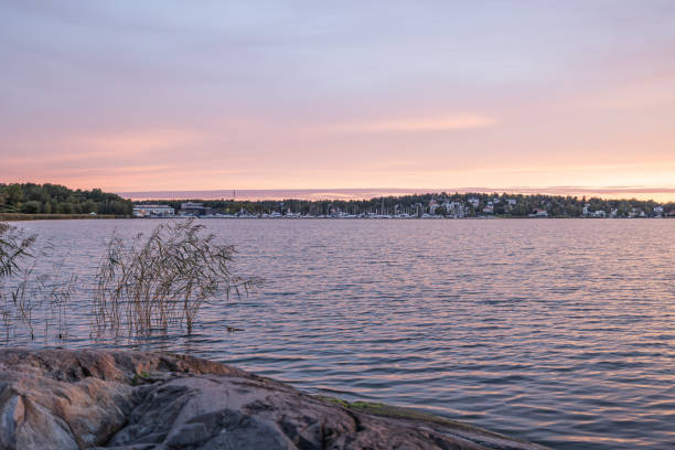 istock Sunrise over Baltic Sea bay 1340948313