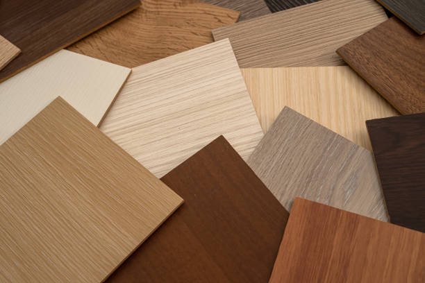 istock vinyl  wooden  samples with different  type of wood texture 1340959173