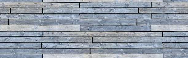 reclaimed wood wall paneling texture. old wood plank texture background. seamless texture. perfect tiled on all sides. - wood reclaimed abstract dark imagens e fotografias de stock