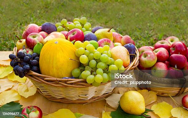 Outono Frutos - Fotografias de stock e mais imagens de Alimentação Saudável - Alimentação Saudável, Amarelo, Ameixa - Fruta