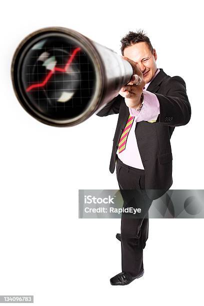 Vision In Business Stockfoto und mehr Bilder von Anzug - Anzug, Auge, Augen zukneifen