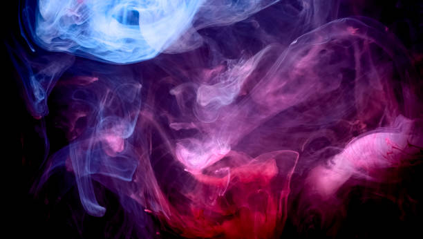 istock Fluid art abstract background color ink in water mix 1340971481