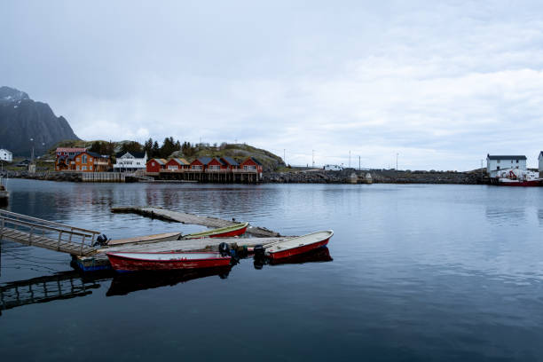 istock lofoten Norway village 1340974298