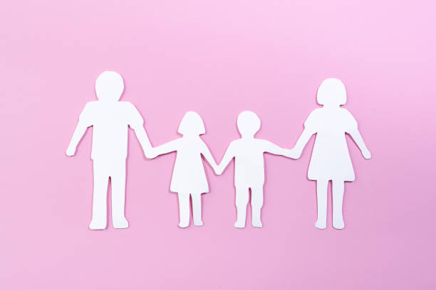 istock Paper cut family 1340980866