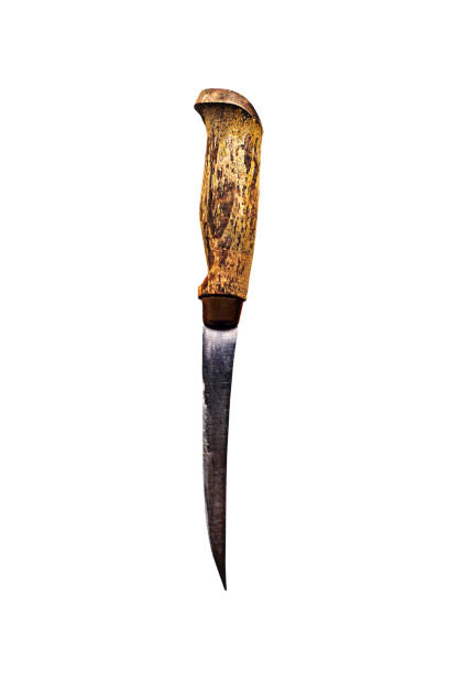Fish Fillet Knife Isolated on White