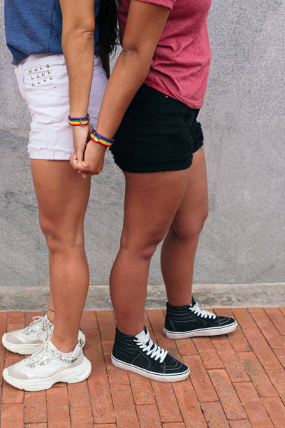istock Close-up of lesbian women's hands 1340986990