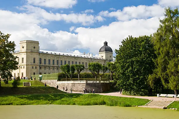 Gatchina Imperor Paul's palace building in Russia